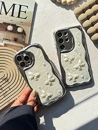 قاب Bow tie رزینی شاینی آیفون